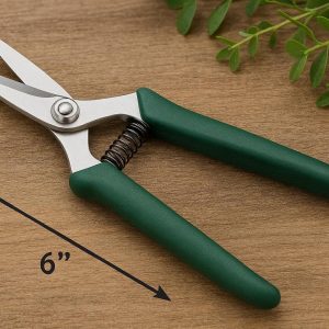 6 Inch Precision Pruning Snips Stainless Steel for Delicate Plant Trimming