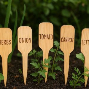 Bamboo Plant Labels Eco Friendly Tags for Organic and Sustainable Gardens