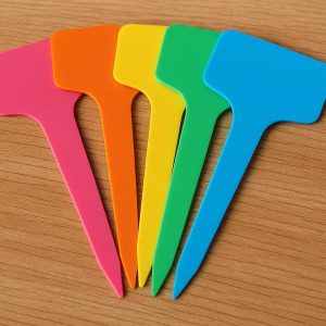 Colorful Plastic Plant Labels Assorted Bright Tags for Easy Garden Organization