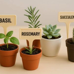 Mini Plant Labels Small Tags for Seedlings Succulents and Potted Plants