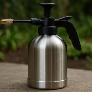 2 Liter Stainless Steel Garden Spray Bottle with Adjustable Nozzle for Durability